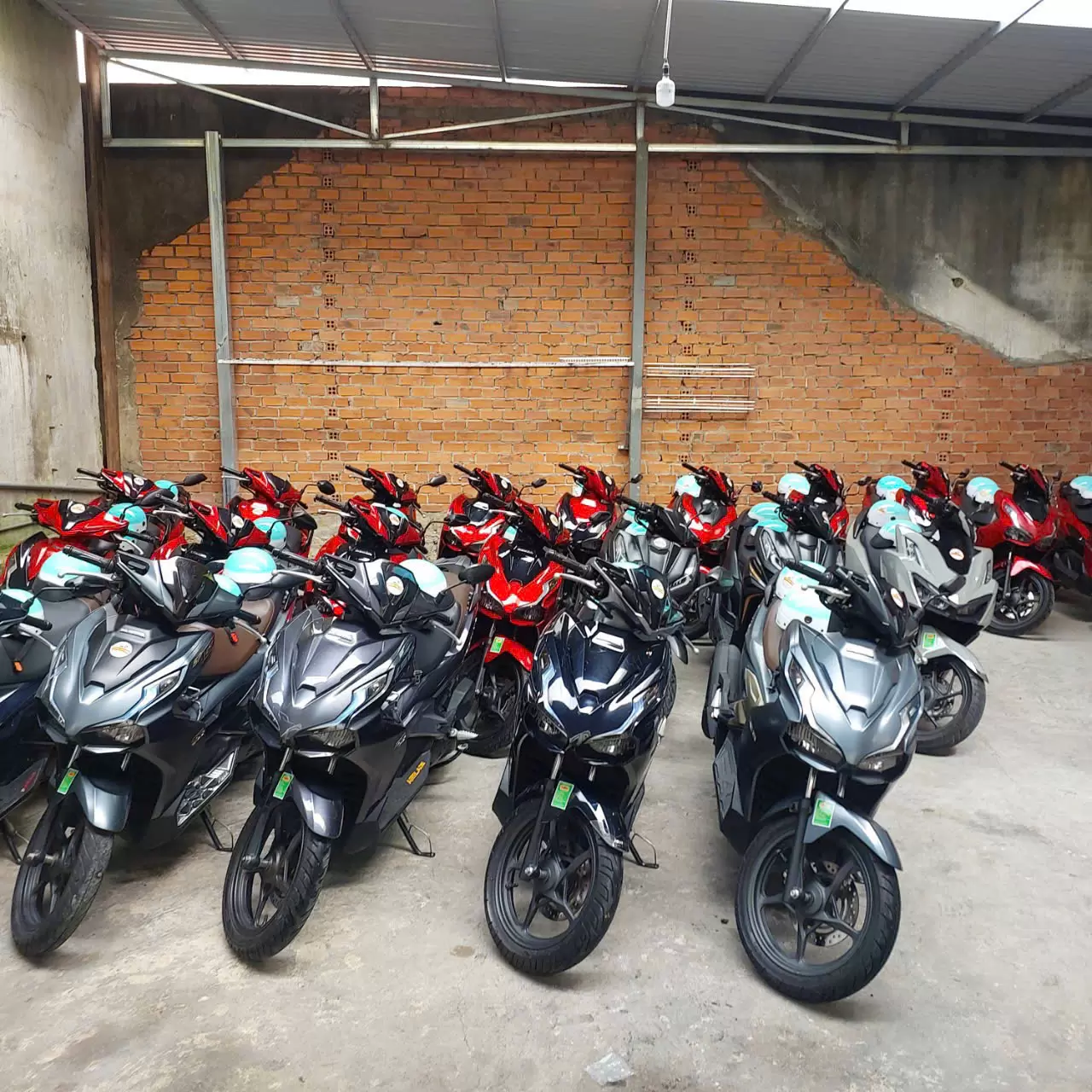 Xe máy tay ga giao ngẫu nhiên