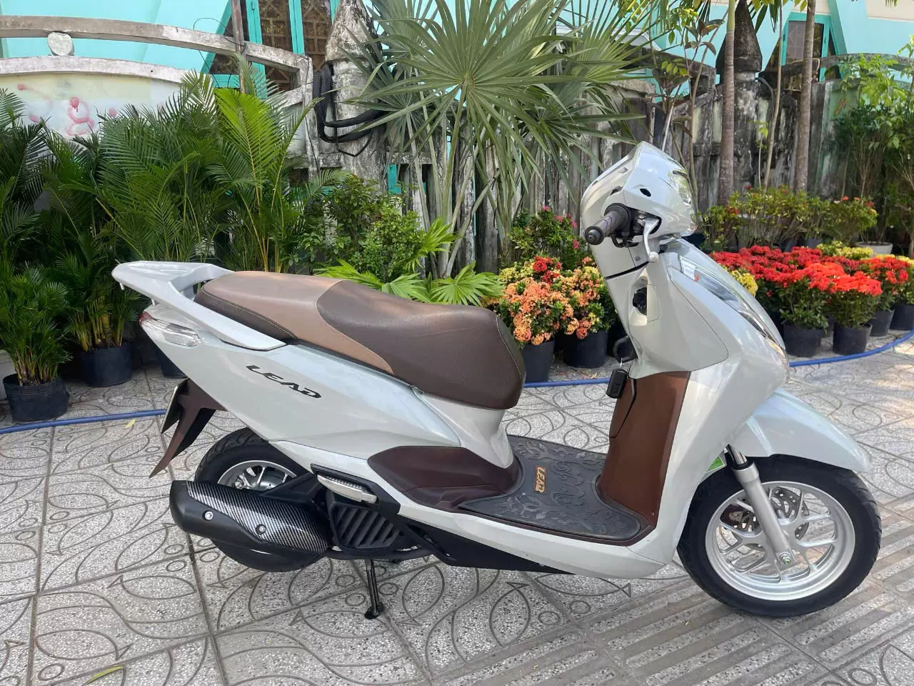 Xe máy Honda Lead màu trắng