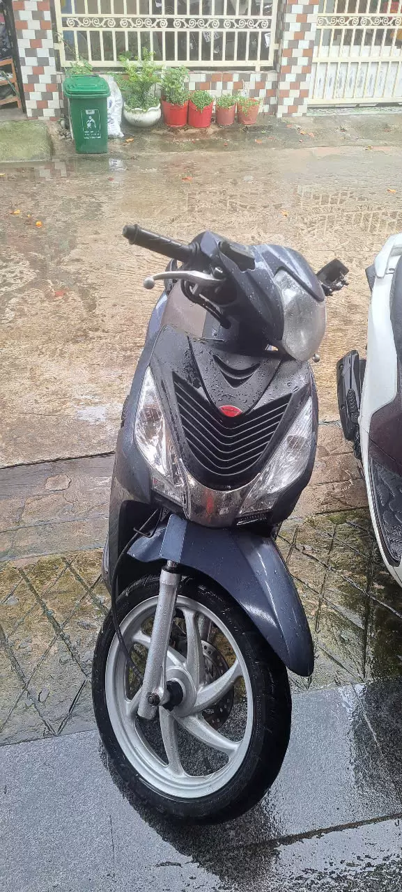 Xe máy Honda Vision màu xanh than