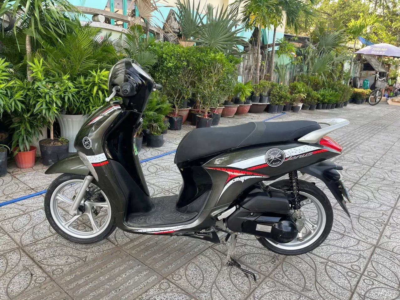 Xe máy Yamaha Janus màu đen